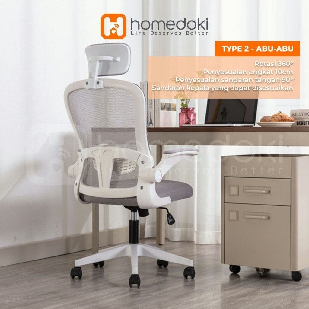 Pekanbaru Homedoki Kursi Kantor / Kursi Gaming / Kursi Putar / Kursi Kantor Hidrolik / Kursi Jaring / Kursi Ergonomis