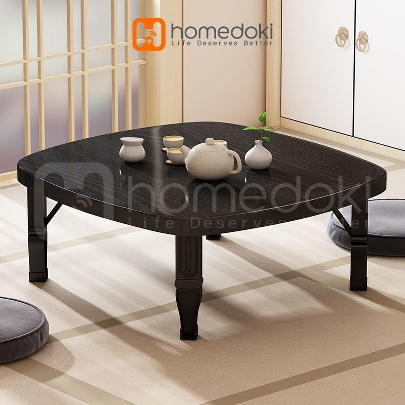 Pekanbaru Homedoki Meja Lesehan Lipat/Meja Lesehan/Meja Lipat/Meja Lesehan Aesthetic/Meja Makan Lipat/Meja Makan
