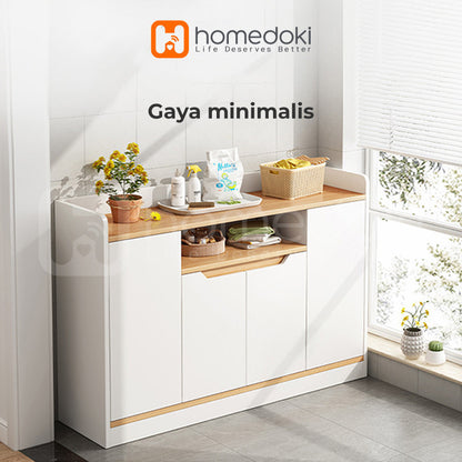 Pekanbaru Homedoki Lemari Dapur Minimalis / Kabinet Dapur / Rak Serbaguna / Lemari Piring / Lemari Multifungsi