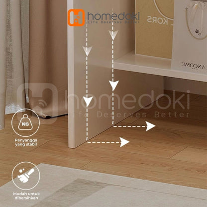 Pekanbaru Homedoki Meja Rias Minimalis/Meja Rias Led/Meja Rias Lampu/Meja Rias Aesthetic/Meja Rias Sliding/Meja Make Up