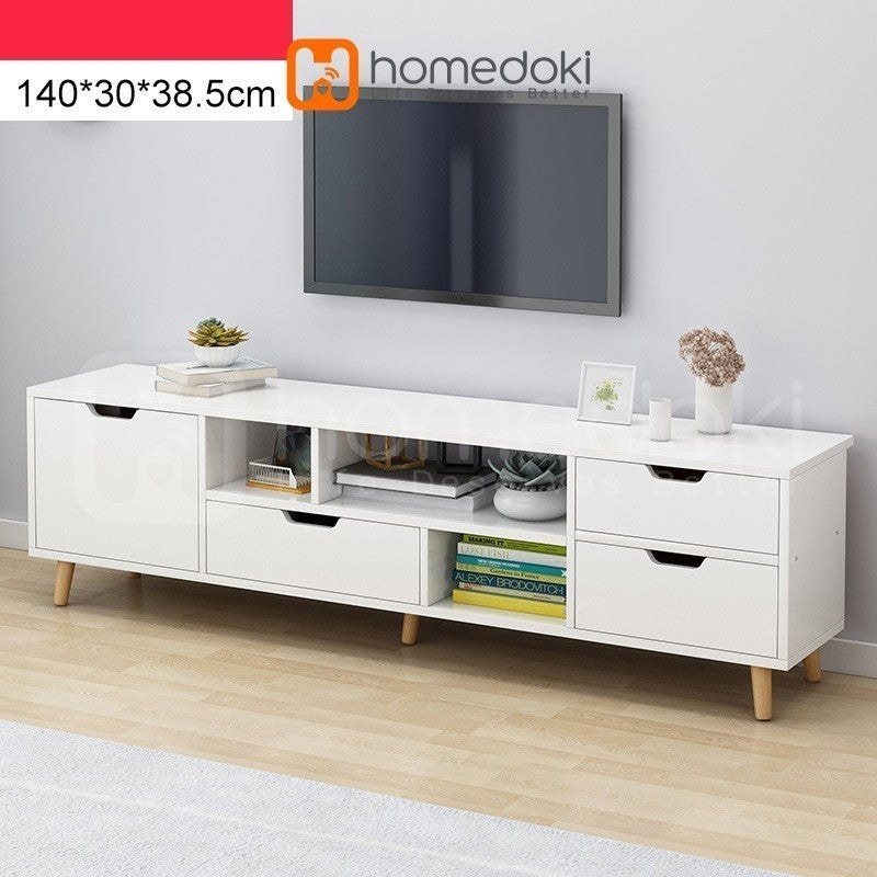 Pekanbaru Homedoki  Meja Tv Kayu Tv Serbaguna Minimalis Jumbo Meja Tv Minimalis Tv Meja Tv Rak Tv Minimalis Bufet Tv Minimalis Kayu Modern Murah
