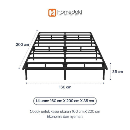 Pekanbaru Homedoki Basiclitebed  Series/ Tatakan Divan Tempat Tidur / Yelena Ranjang Tidur / Dipan Tempat Tidur