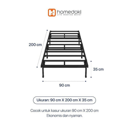 Pekanbaru Homedoki Basiclitebed  Series/ Tatakan Divan Tempat Tidur / Yelena Ranjang Tidur / Dipan Tempat Tidur