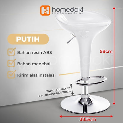 Pekanbaru Homedoki Kursi Bar/Kursi Salon/Kursi Cafe/Kursi Hidrolik/Kursi Kantor/Kursi Kantor