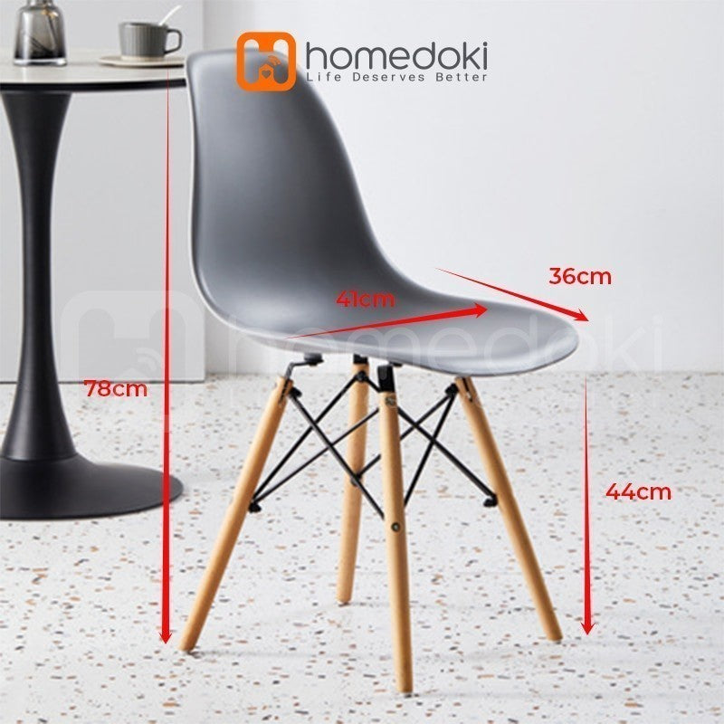 Pekanbaru Homedoki Kursi Eames / Kursi Cafe / Kursi Kantor / Kursi Tamu / Kursi Outdoor / Kursi Belajar