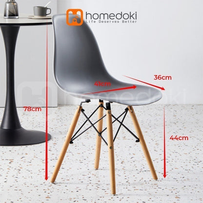 Pekanbaru Homedoki Kursi Eames / Kursi Cafe / Kursi Kantor / Kursi Tamu / Kursi Outdoor / Kursi Belajar