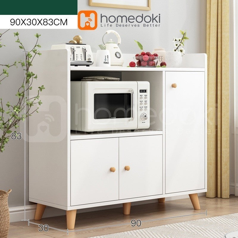 Pekanbaru Homedoki Lemari Dapur Minimalis / Kabinet Dapur / Rak Serbaguna / Lemari Piring / Lemari Multifungsi