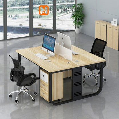 Pekanbaru Homedoki Meja /Meja Kantor / Computer Desk /Meja Kantor / Meja Kayu Minimalis / Meja Kerja