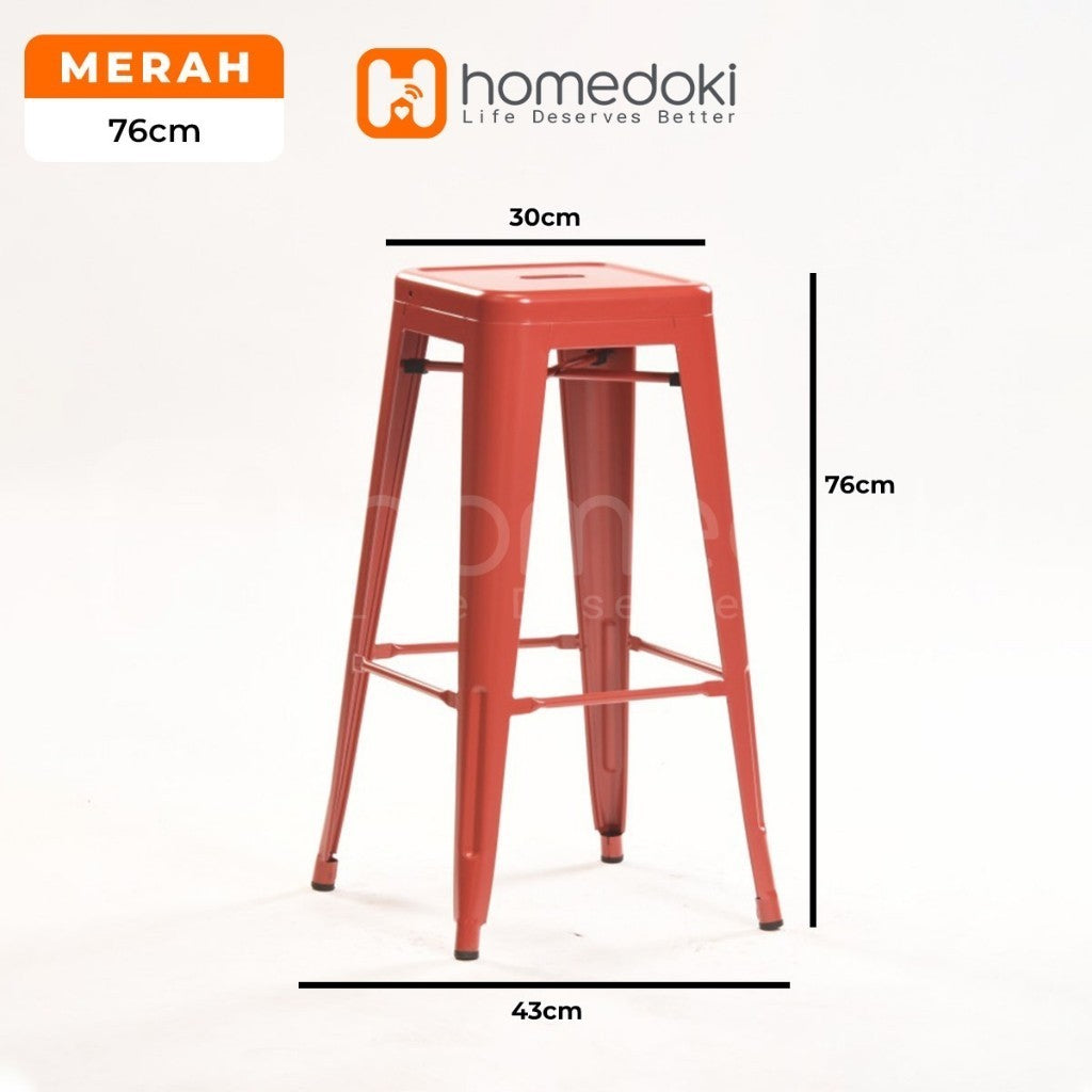 Pekanbaru Homedoki Kursi Besi Cafe/Kursi Besi Bar/Kursi Cafe/Kursi Cafe Industrial/Kursi Besi