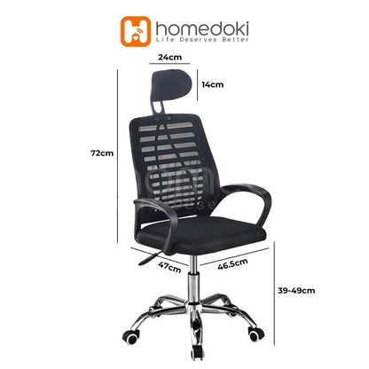 Pekanbaru Homedoki Kursi Kantor / Kursi Gaming / Kursi Putar / Kursi Kantor Hidrolik / Kursi Jaring / Kursi Ergonomis