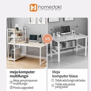 Pekanbaru Homedoki Meja Belajar Minimalis/Meja Komputer Minimalis/Meja Gaming Minimalis/Meja Belajar Anak/Meja Belajar Aesthetic