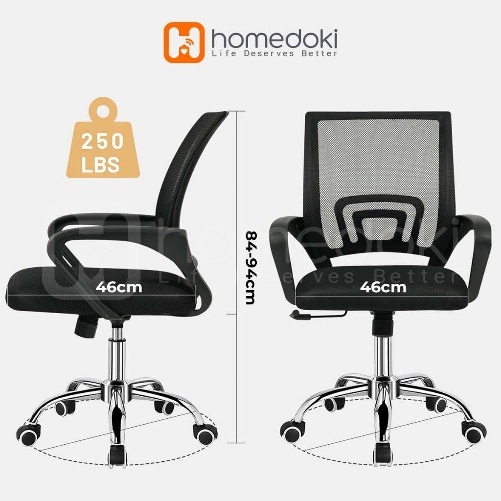 Pekanbaru Homedoki Kursi Kantor / Kursi Gaming / Kursi Putar / Kursi Kantor Hidrolik / Kursi Jaring / Kursi Ergonomis
