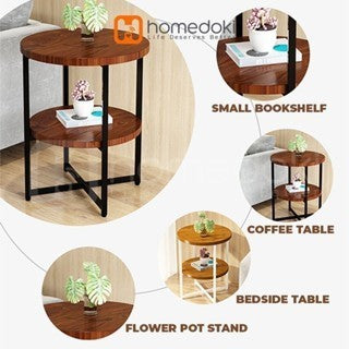 Pekanbaru Homedoki Meja Tamu/Meja Kopi/Meja Sudut/Meja Cafe/Coffe Table/Meja Minimalis/Meja Teras