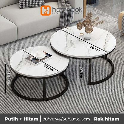 Pekanbaru Homedoki Meja Tamu / Coffee Table / Meja Kopi / Meja Coffee Minimalis / Meja Tamu Minimalis Modern / Meja Minimalis