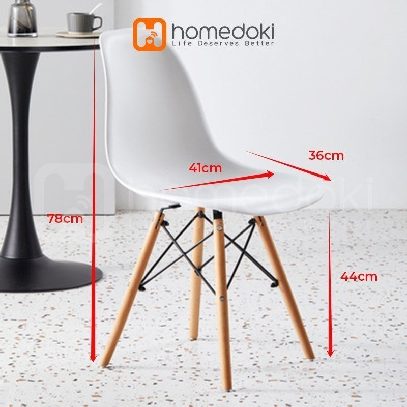 Pekanbaru Homedoki Kursi Eames / Kursi Cafe / Kursi Kantor / Kursi Tamu / Kursi Outdoor / Kursi Belajar