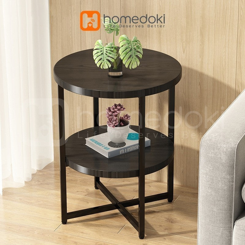 Pekanbaru Homedoki Meja Tamu/Meja Kopi/Meja Sudut/Meja Cafe/Coffe Table/Meja Minimalis/Meja Teras