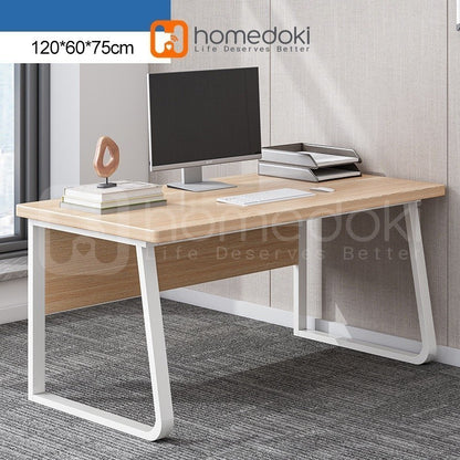 Pekanbaru Homedoki Meja Kerja/ Meja Kantor/ Meja Belajar/ Office Table/ Meja Kayu Minimalis