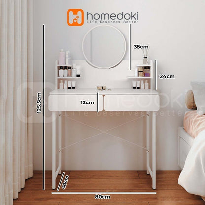 Pekanbaru Homedoki Meja Rias/Meja Rias Aesthetic/Meja Rias Minimalis/Meja Rias Led/Meja Rias Lampu/Meja Rias Sliding/Meja Make Up