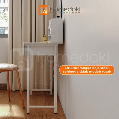 Pekanbaru Homedoki Meja Rias/Meja Rias Aesthetic/Meja Rias Minimalis/Meja Rias Led/Meja Rias Lampu/Meja Rias Sliding/Meja Make Up