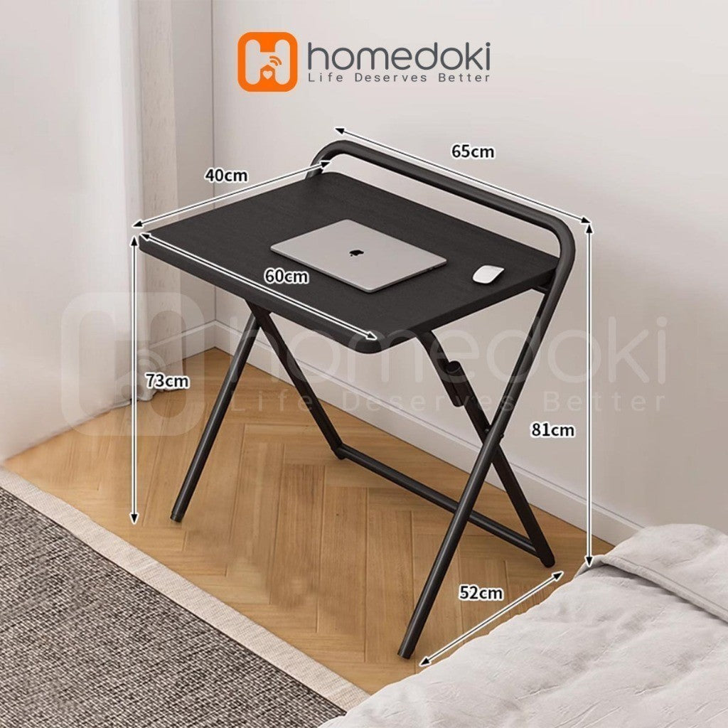 Pekanbaru Homedoki Meja Lipat Portable/Meja Belajar Lipat/ Meja Kerja/Meja Kantor/ Meja Laptop