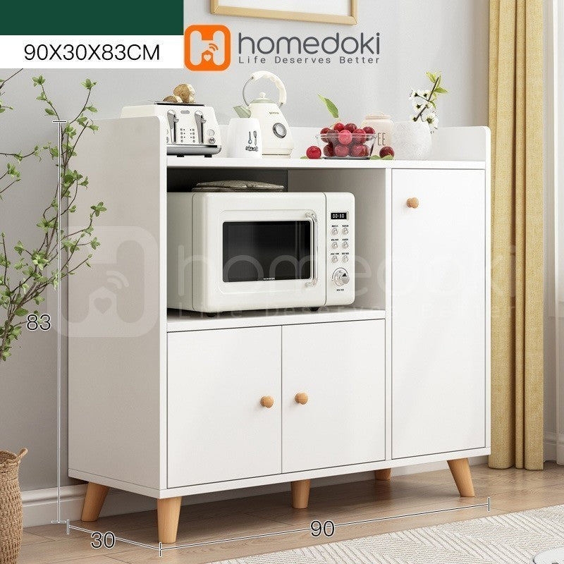 Pekanbaru Homedoki Bufet Rak Dapur Rak Multifungsi / Bufet Minimalis / Lemari Multifungsi/Kitchen Cabinet / Lemari Dapur Serbaguna