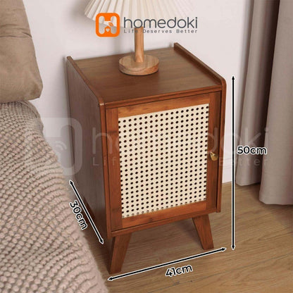 Pekanbaru Homedoki Meja Nakas / Meja Kecil / Nakas Meja Kamar Tidur Minimalis  / Meja Samping Tempat Tidur