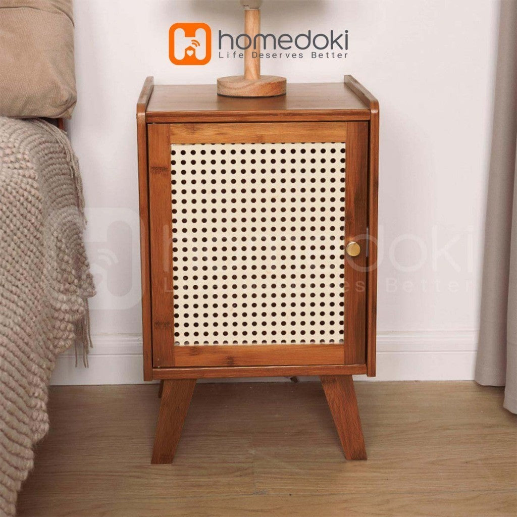Pekanbaru Homedoki Meja Nakas / Meja Kecil / Nakas Meja Kamar Tidur Minimalis  / Meja Samping Tempat Tidur