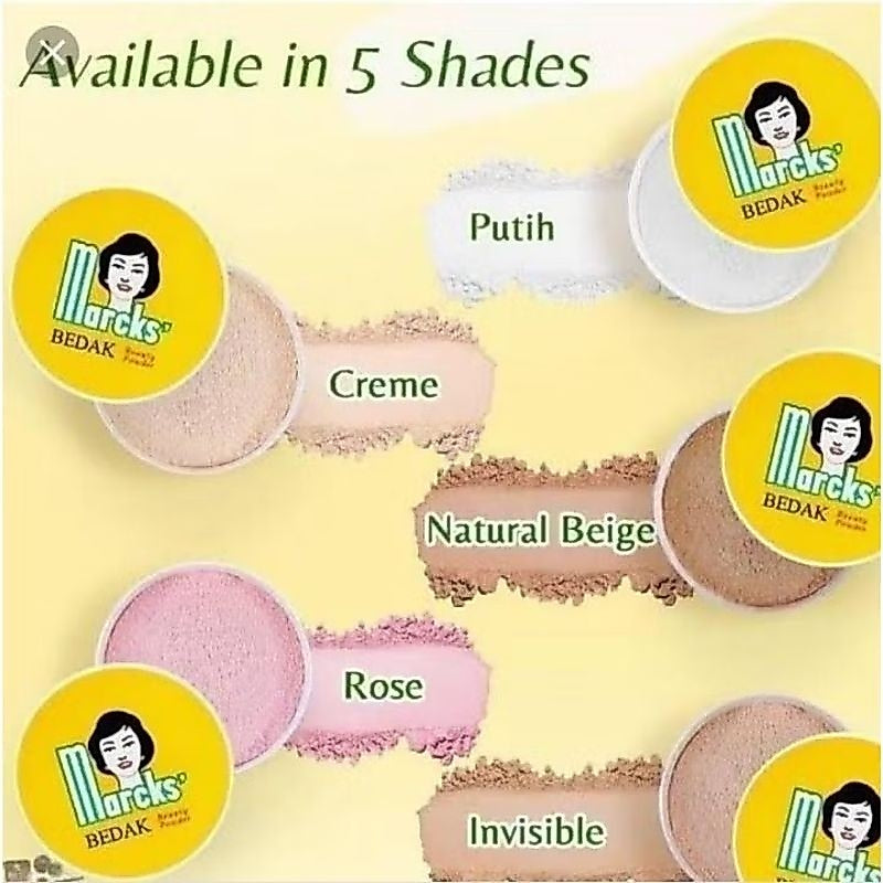 Pekanbaru Marcks Bedak Beauty Powder (Bedak Tabur)