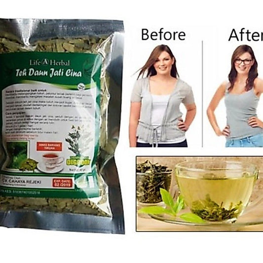 Pekanbaru Teh Daun Jati Cina Curah Kencono Sari | Teh Diet Jati Cina// Sliming Leaf 40Gr