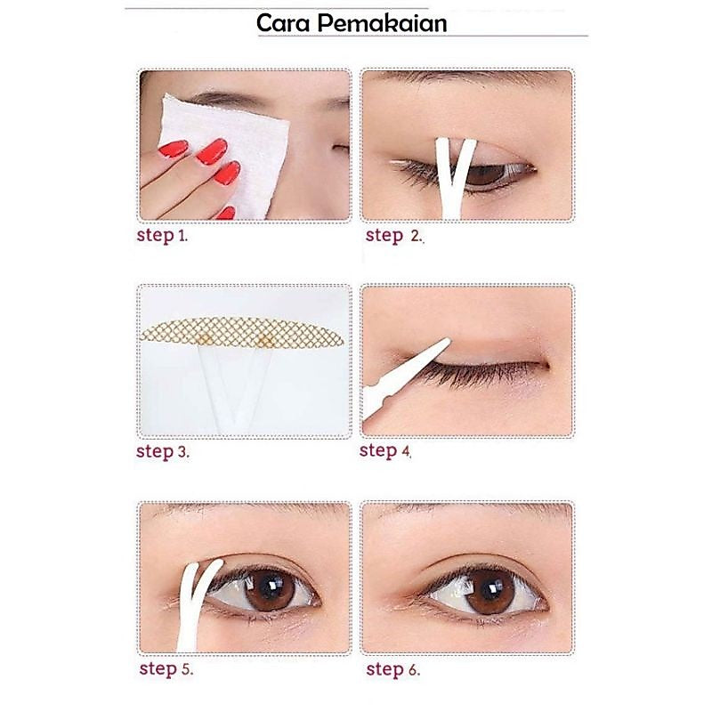 Pekanbaru Skot Mata Double Eyelid Veil Tape Stiker Kelopak Mata Bening Tahan Air Scot