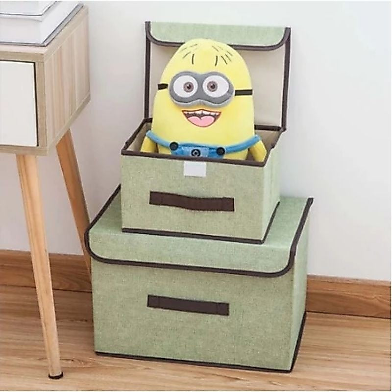 Pekanbaru (2 In 1 )Storage Box 2In1 Box Organizer Tempat Penyimpanan Baju Mainan Ukuran
