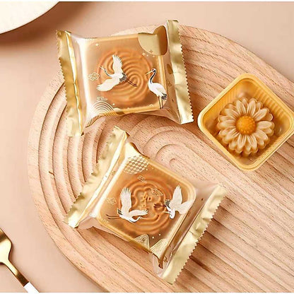 Pekanbaru Plastik Mooncake / Kue Bulan Non-Seal Motif Happy Mid Autumn Festival Berbagai Ukuran Per Packlastik Mooncake/Kue Bulan