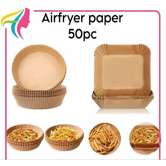 Pekanbaru Air Fryer Paper 50 Pcs Anti Lengket 16Cm Kertas Alas Airfryer 50Pcs Baking Paper