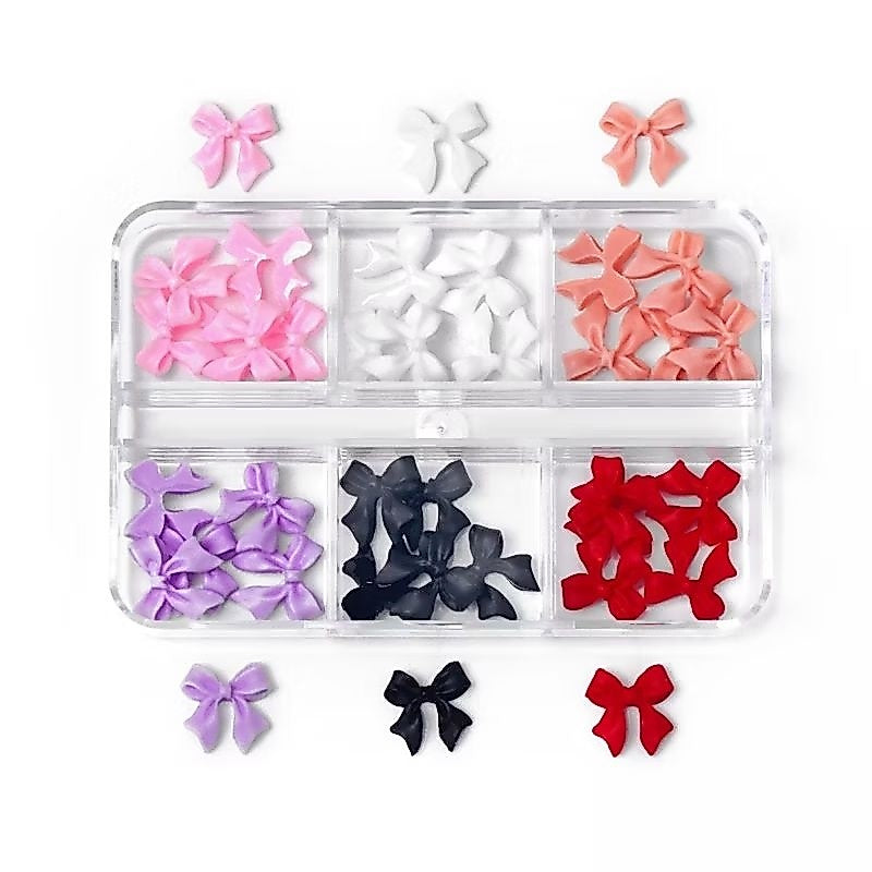 Pekanbaru Born Pretty 6Kisi 3D Bunga Akrilik Putih Untuk Hiasan Kuku Resin Emas Baja