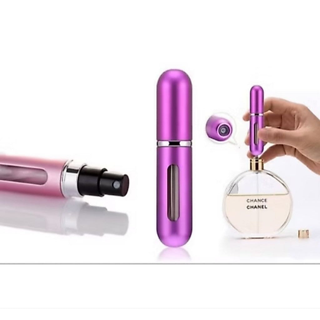 Pekanbaru Botol Parfum Mini Travel 5 Ml Atomizer Bottle Spray Aluminium Isi Ulang