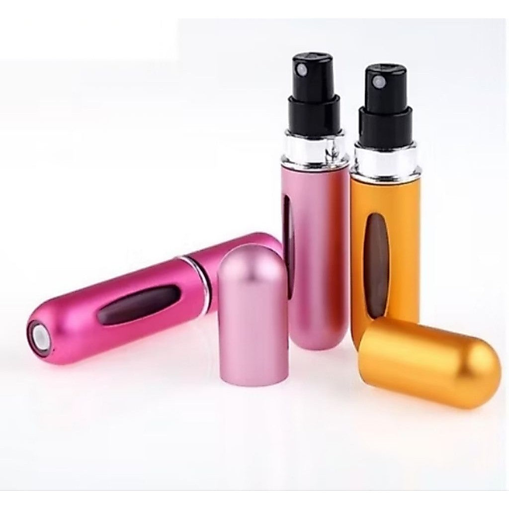 Pekanbaru Botol Parfum Mini Travel 5 Ml Atomizer Bottle Spray Aluminium Isi Ulang