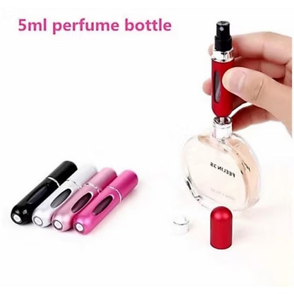 Pekanbaru Botol Parfum Mini Travel 5 Ml Atomizer Bottle Spray Aluminium Isi Ulang