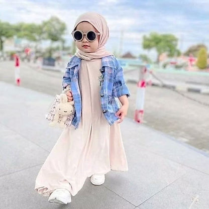 Pekanbaru Jilbab Anak Perempuan Kerudung Segitiga Instan