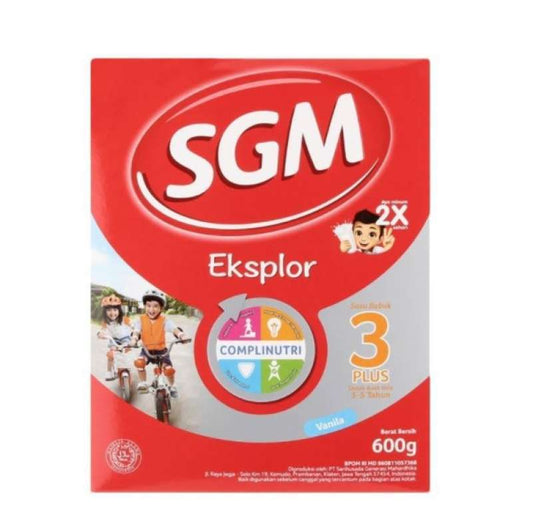 Pekanbaru Sgm Eksplor 3+ Vanila 600Gr