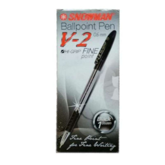 Pekanbaru Snowman Pen V2 3S Black