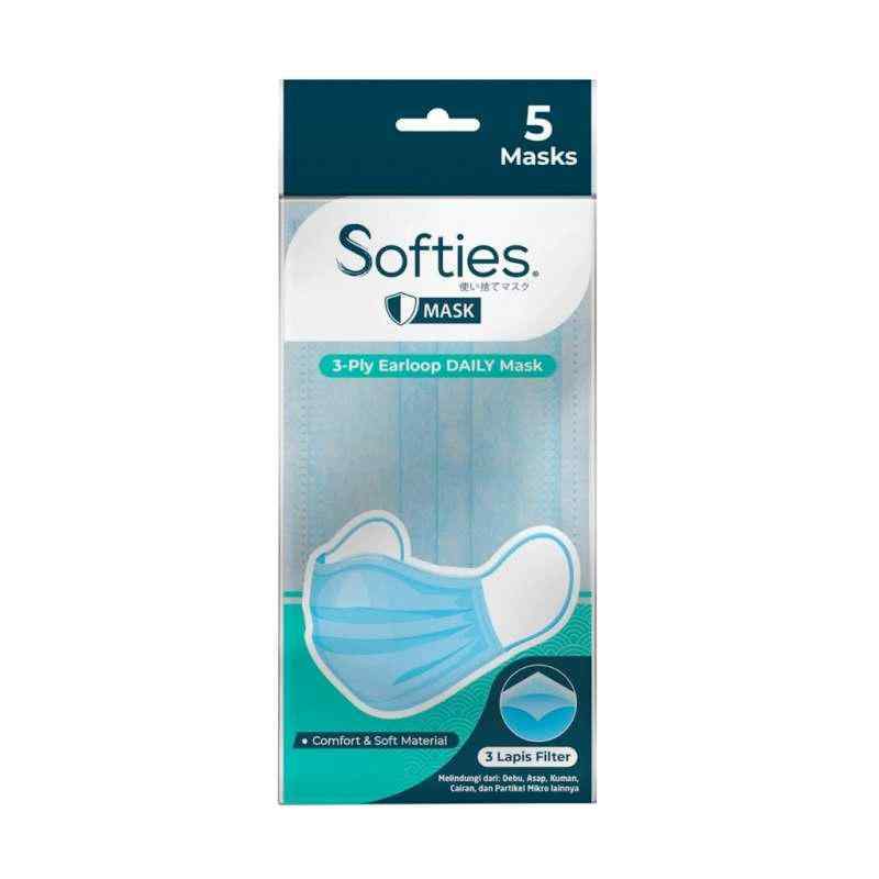 Pekanbaru Softies Masker Daily 3 Lapis 5'S