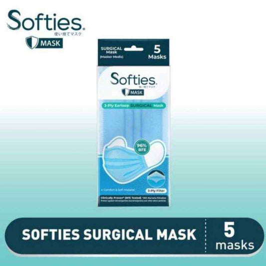 Pekanbaru Softies Masker Surgical 3Ply 5'S