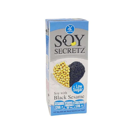 Pekanbaru Soy Secretz Milk With Black Sesame Low Sugar 180Ml