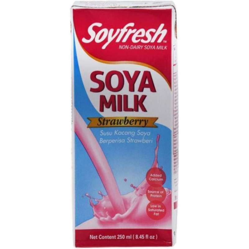 Pekanbaru Soyfresh Strawberry Soya Milk 250Ml Tta