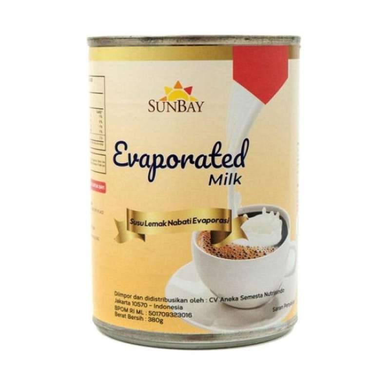 Pekanbaru Sunbay Evaporated Milk 380G Can
