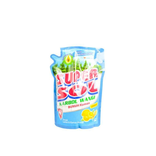 Pekanbaru Supersol karbol lemon 1800ml pch
