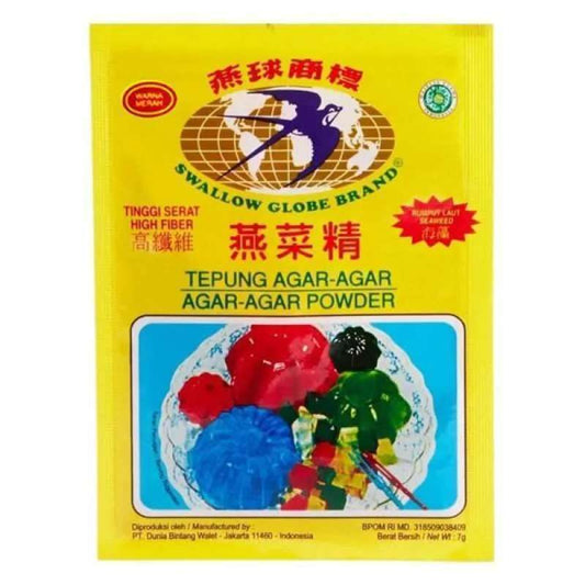 Pekanbaru Swallow Globe Agar-Agar Merah 7Gr Sachet