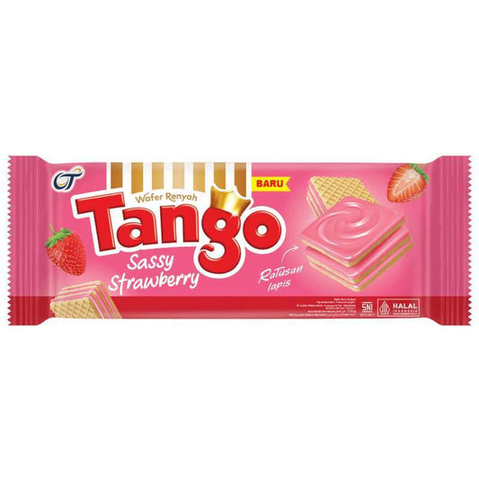 Pekanbaru Tango Wafer Sassy Strawberry 100 Gr