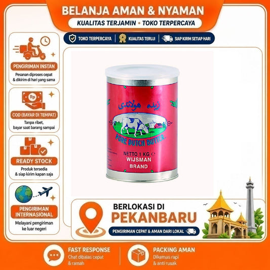Pekanbaru 1 kg Wijsman Brand Dutch Butter Mentega Asli Belanda Kebutuhan Memasak Bahan Kue
