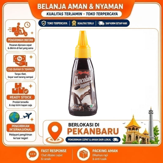 Pekanbaru 200 Gram Mariza Chocolate Topping Rasa Cokelat Bahan Dekorasi Kue Cake Mix Halal